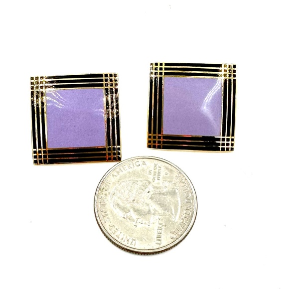 Laurel Burch Isle of Skye Enamel Earrings Vintage Retired - Picture 3 of 4